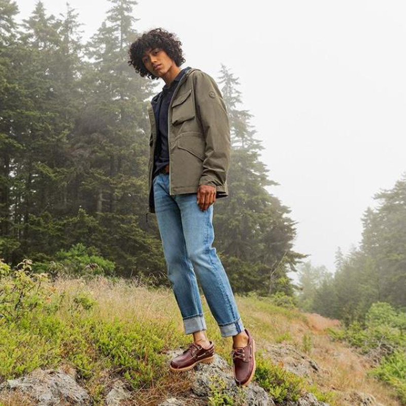 timberland/添柏岚男鞋经典款帆船鞋 商务牛皮英伦休闲鞋5230r