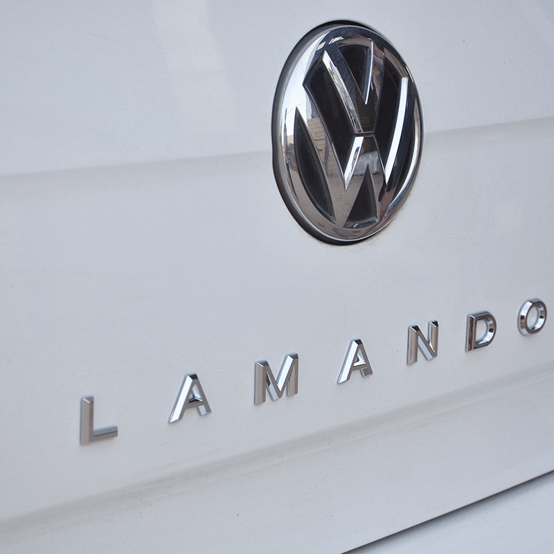 专用用于大众凌渡改装lamando英文文字母后尾箱车汽车装饰贴