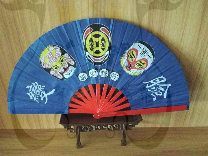 扇子川剧变脸表演专用中国国风国粹脸谱四川成都魔术道具