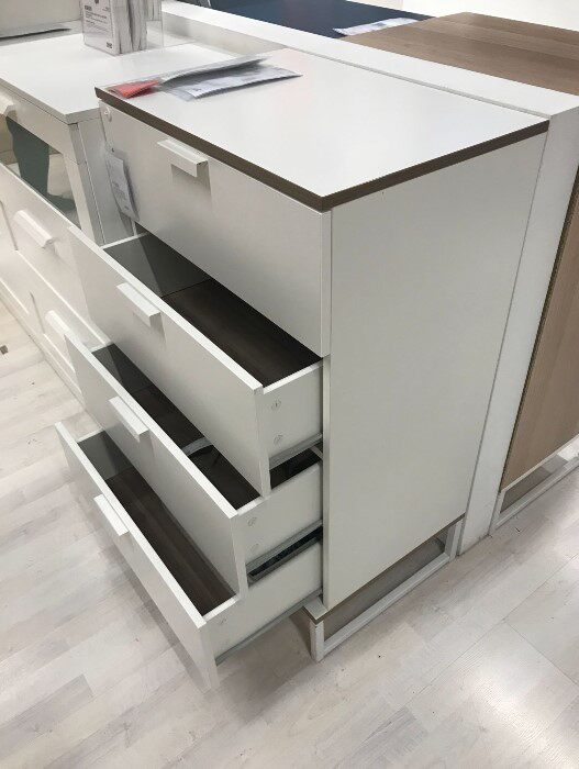 国内代购宜家特里索4屉柜卧室储物柜衣服整理收纳箱四斗柜床头柜