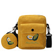Korea Ulzzang Harajuku Style Embroidery Avocado Cute Japanese Girl Student Messenger Bag Shoulder Purse Korea Ulzzang Harajuku Style Embroidery Avocado Cute Japanese Girl Student Messenger Bag Shoulder Purse