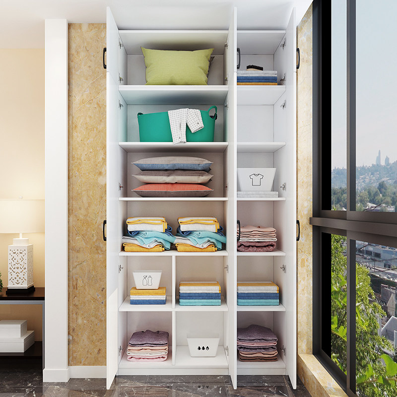 阳台柜储物柜防晒整体落地大容量定制置物架杂物收纳防水衣柜鞋柜