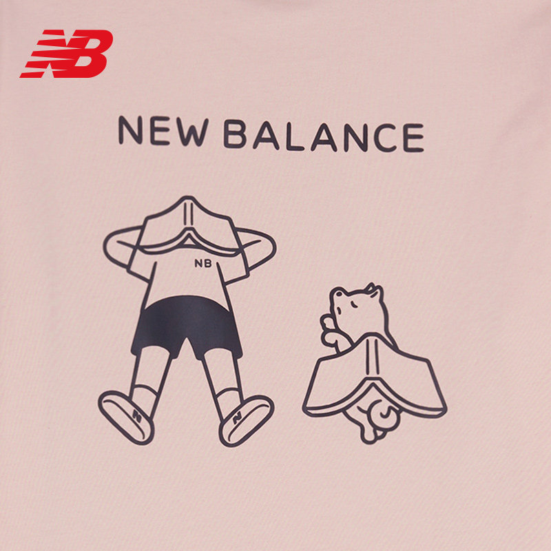 newbalancenoritake联名nb短袖小人人头可爱清新amt12347运动t恤