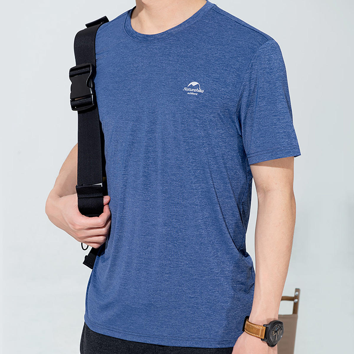 naturehike挪客风裳凉感体恤户外男女运动春夏季宽松户外休闲衣