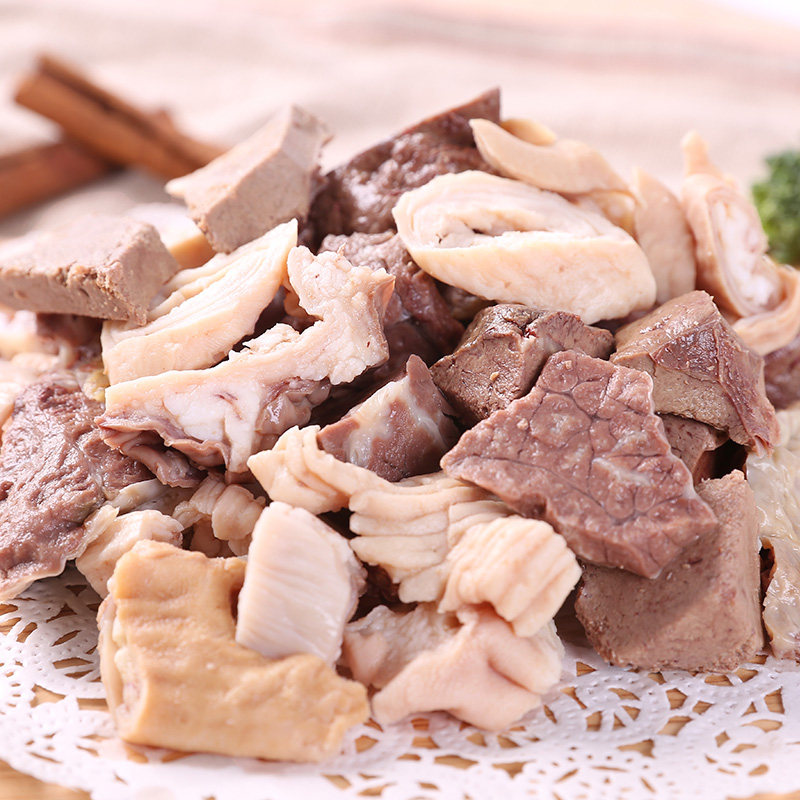 精制牛杂1000g生鲜牛肺牛肝牛肠食材