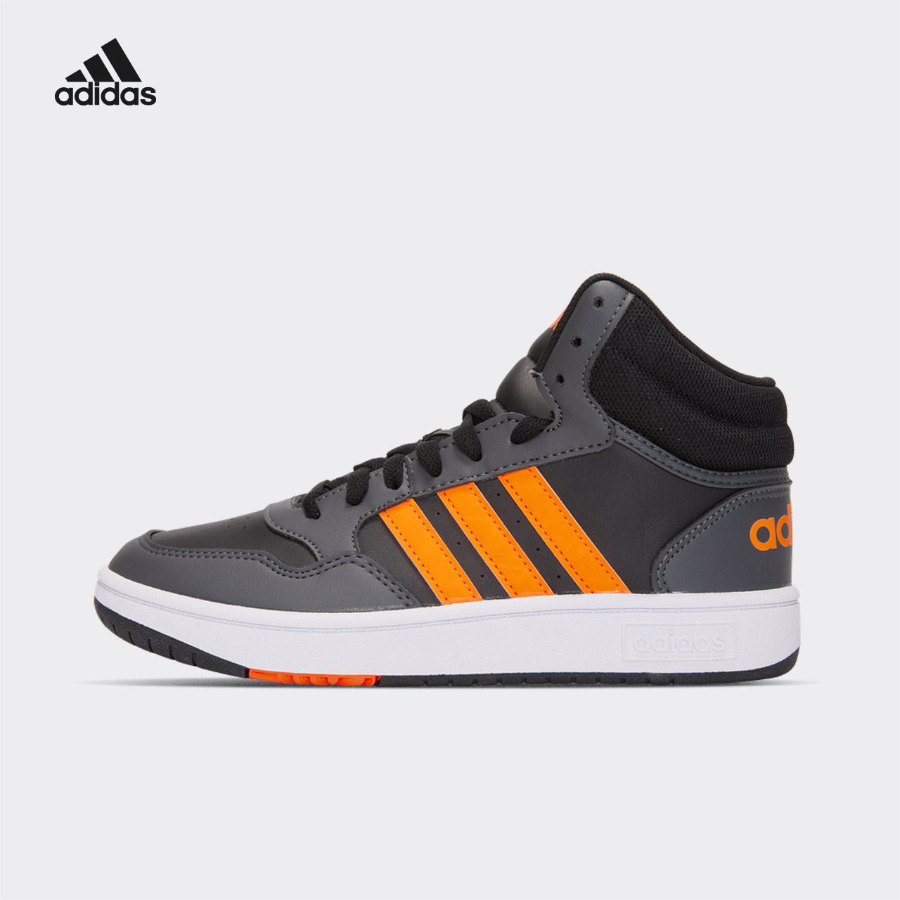 adidaskids阿迪达斯男童童鞋2022新款大童板鞋高帮篮运动鞋