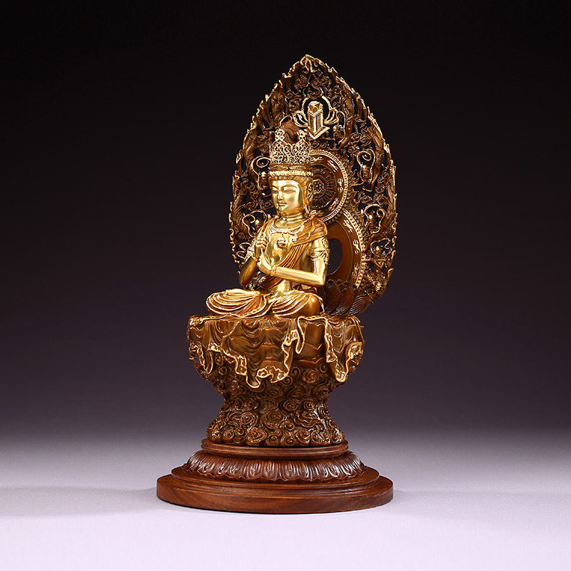 全铜大日如来大日如来佛像摆件家居饰品工艺品客厅桌面装饰摆件
