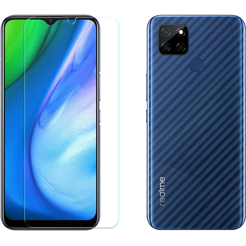 手机realmeq2i保护膜边防无白蓝光高清q2ioppooppo手机贴膜