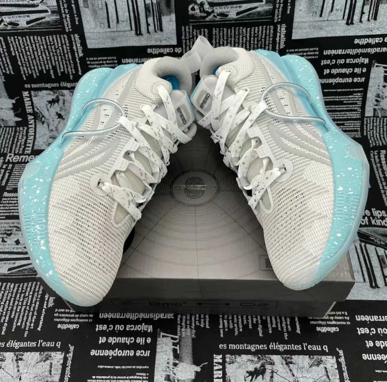 lining李宁闪击premium科技粉白红灰男子篮球球鞋篮球鞋