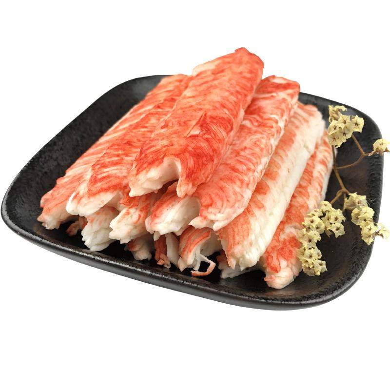 即食二味手撕雪蟹柳火锅帝王蟹棒卷零食寿司专用蟹棒