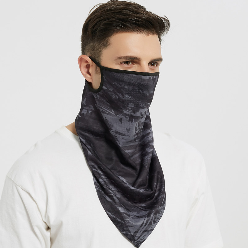 夏季防晒骑行头巾防紫外线面罩遮脸护颈面巾男围头巾