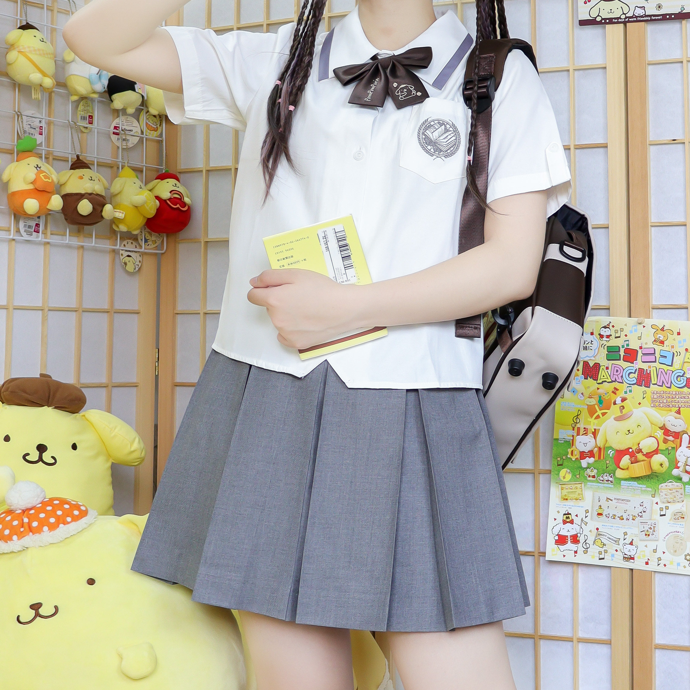 百搭半身显瘦制服2件jk优等生全箱纯色9折半身裙