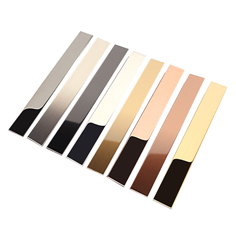 不锈钢钛合金平板装饰线条钛金背景墙吊顶包边条收边条收边条