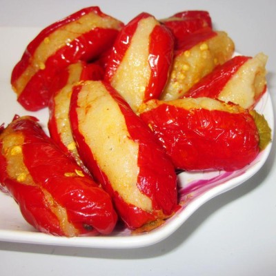 鱼儿糯米包辣子湖南怀化沅陵特产湘西农家自制酸辣子海椒酸糯米粉