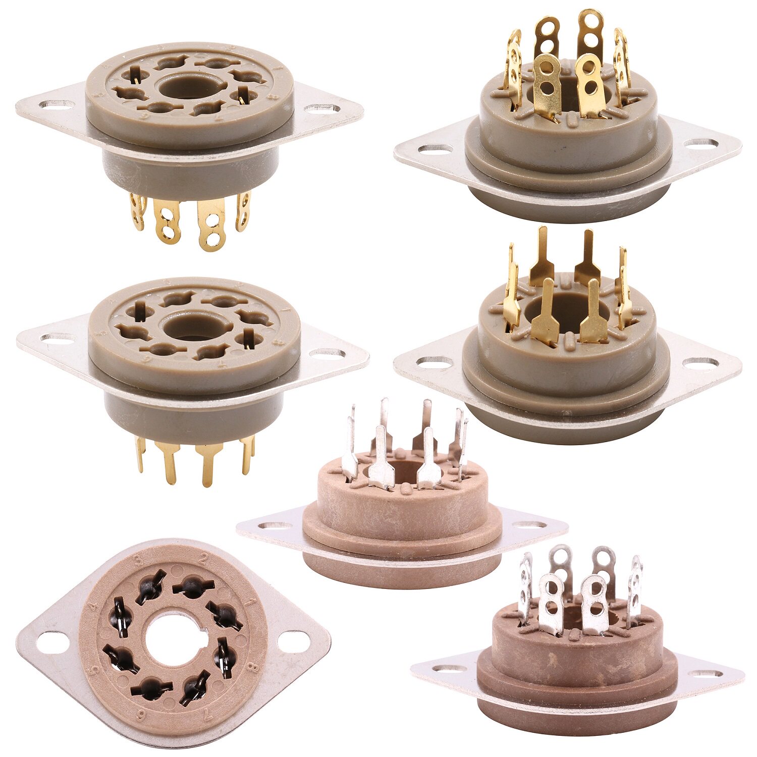 管座8脚电子电子管pcbkt88el3465506sn76ca7电子管