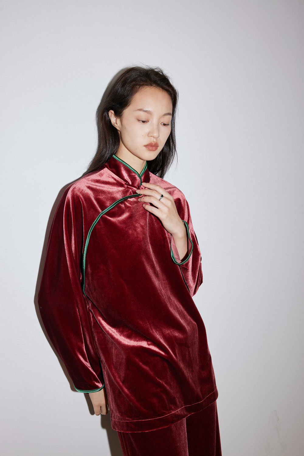 taoran女装新款国潮唐装多色中国国风复古外套时尚套装