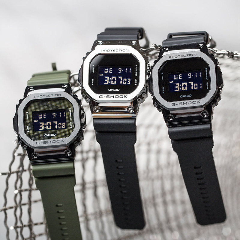 数显gshock经典方块电子表casio潮流手表男官网正品gm5600b1