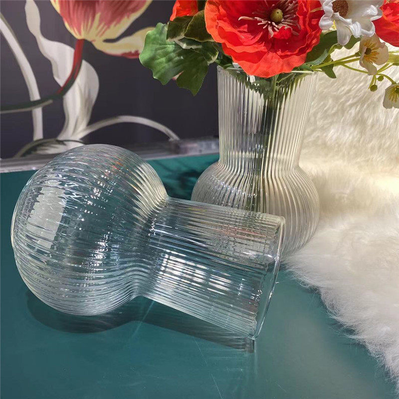 花瓶ikea宜家国内代购普德拉格透明玻璃北欧花瓶