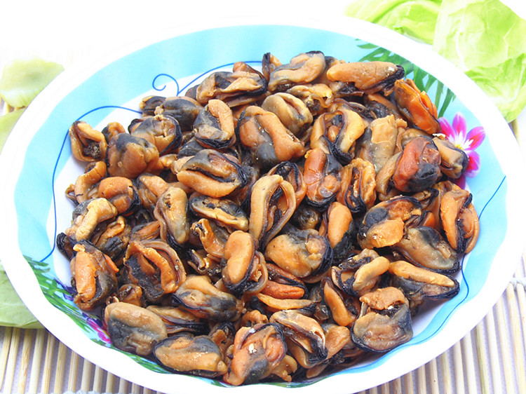 海鲜干货舌尖2美食特级淡菜干海虹贻贝干青口野生无沙淡菜王250g