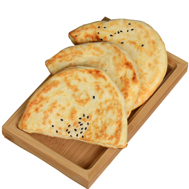 月牙厚饼肉夹泡馍羊肉现做手工芝麻烧饼包装包点