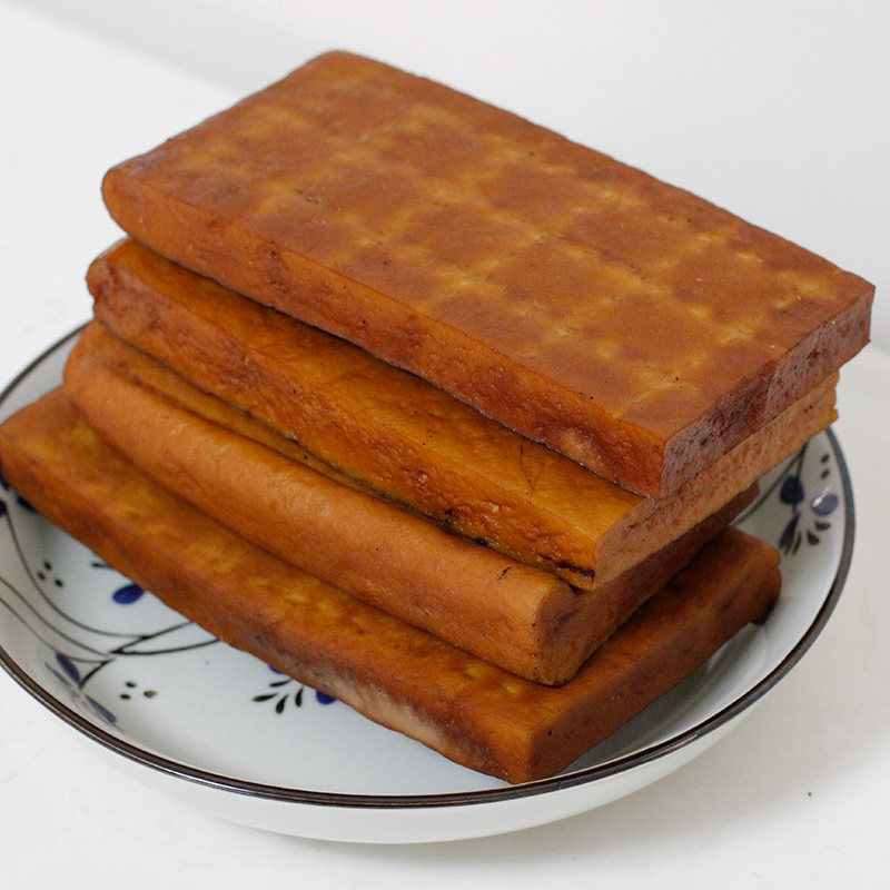 陕西安康特产烟熏豆腐干农家自制手工豆干腊豆其它干货