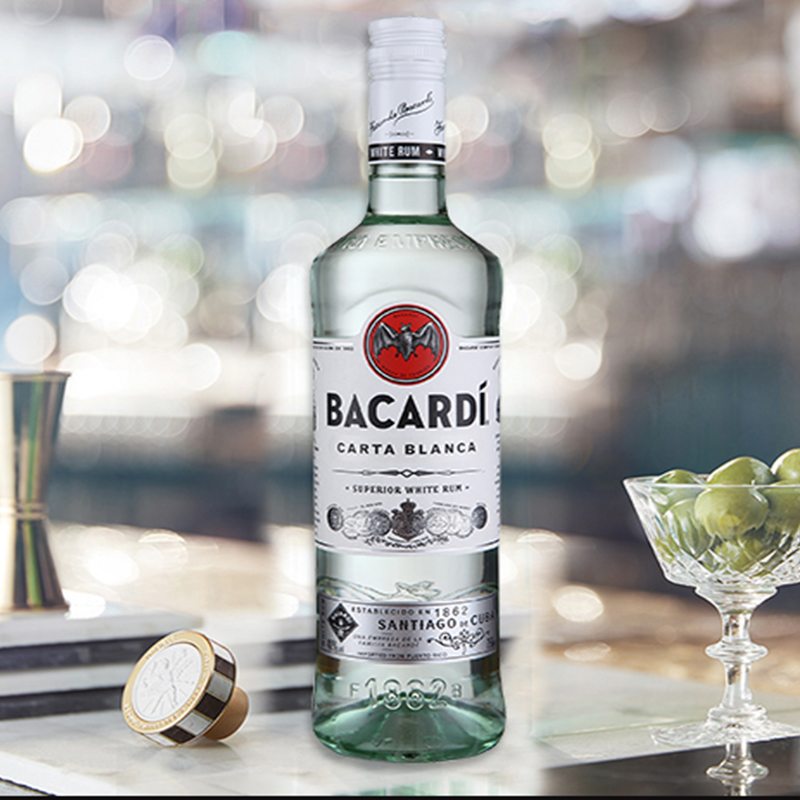 百加得白朗姆50ml750ml烘焙调理提拉米苏原料酒瓶其它原料