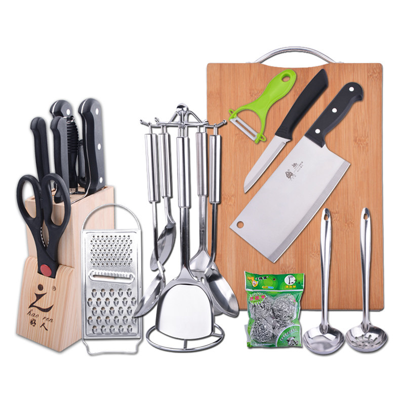 案板切菜板菜刀厨房刀具套装厨师刀厨具砧板占板切板片刀家用组合