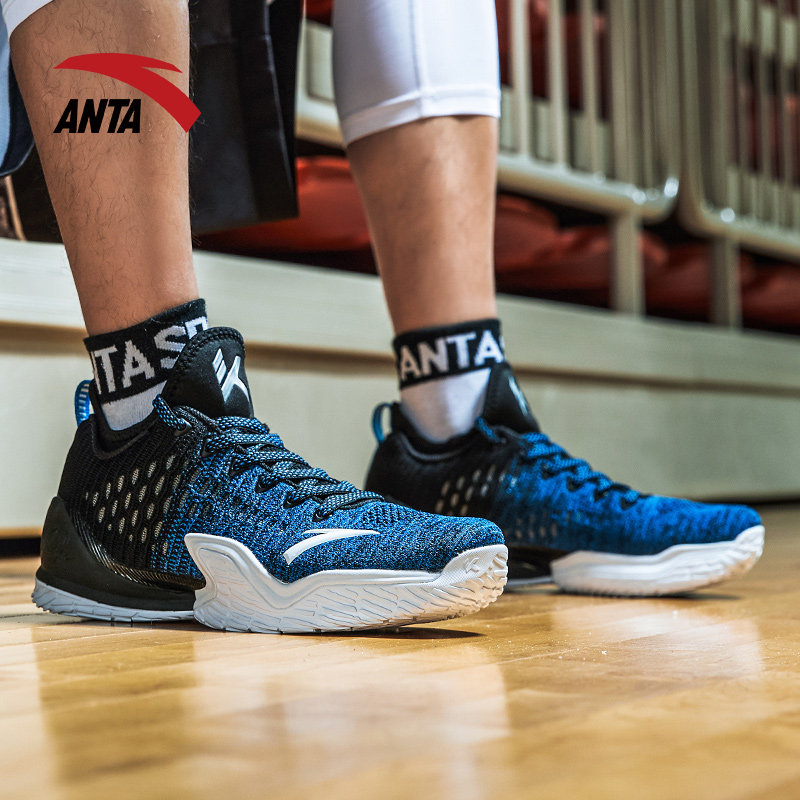 安踏kt3-low汤普森3代低帮篮球鞋漫威联名款美国队独立日白金配色