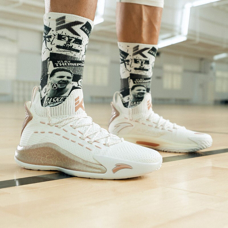 安踏kt5low汤普森5代低帮篮球鞋夏季透气战靴篮球鞋