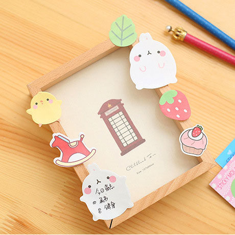 创意文具小胖组合便利次贴记事可爱便签本贴纸便签本