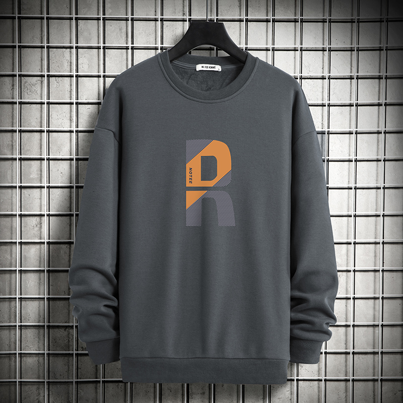 2021新款卫衣男生春秋款潮ins秋冬季加绒加厚无帽宽松圆领长袖t恤