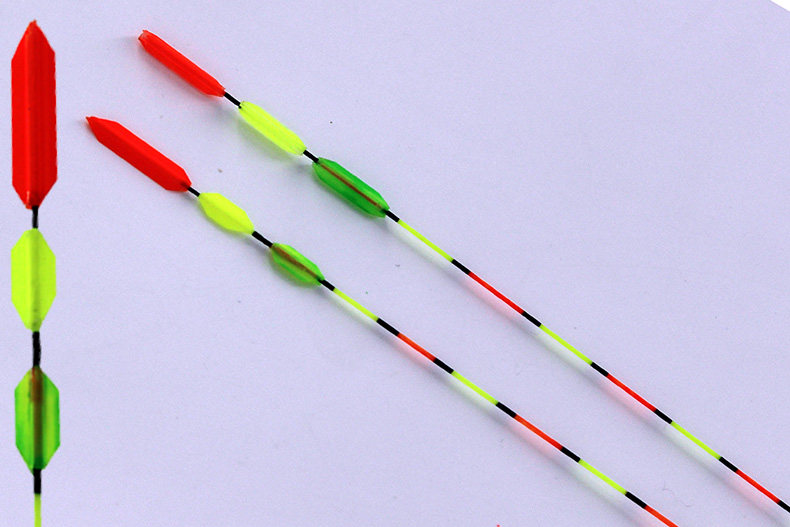 浮标鱼漂diy加粗放大近视醒目扁尾三角渔具浮漂