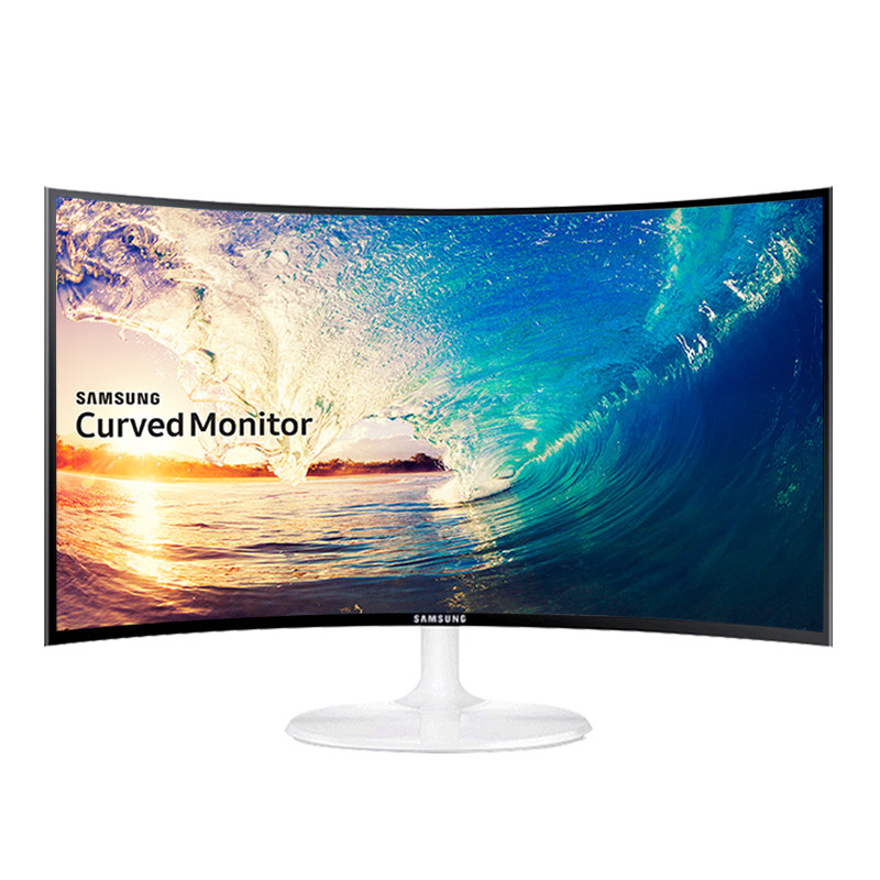 三星24英寸曲面护眼屏