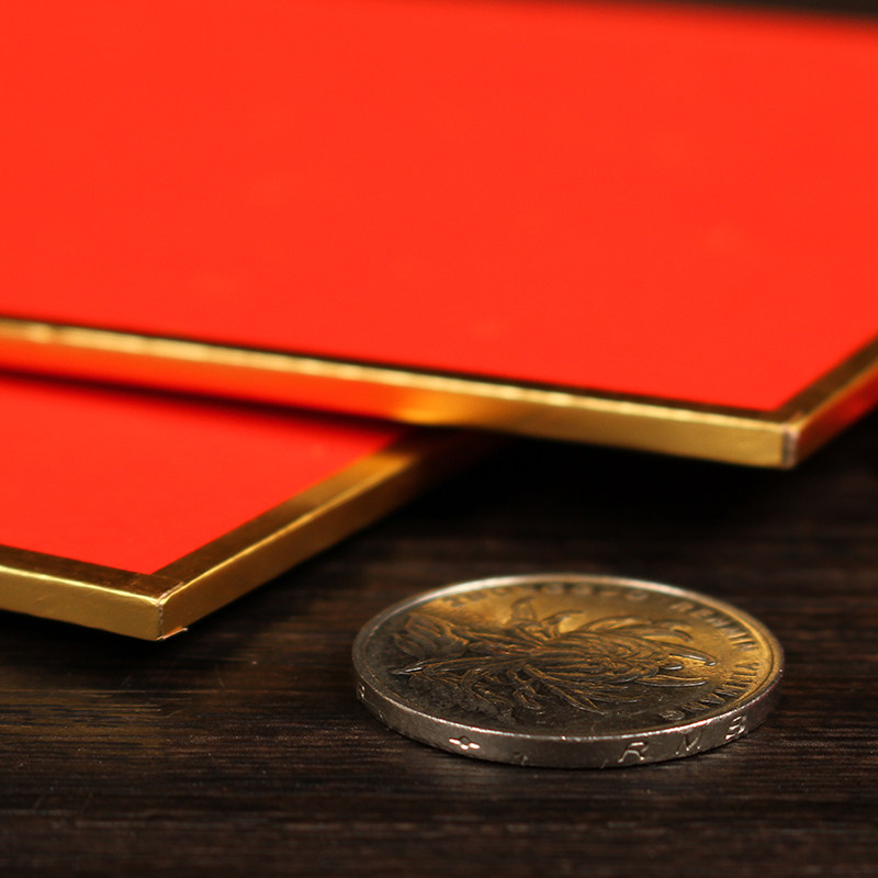 硬卡书法宣纸万年红喜庆春节国风中国红纸四字宣纸