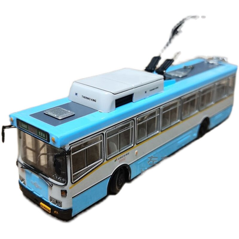北京公交模型 1:64 118路单节无轨电车104路 华宇bjd wg120c巴士-mc