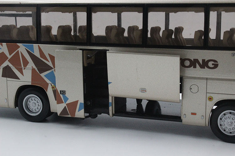 原厂142宇通客车zk6118h双层旅游大巴宇通巴士合金模型