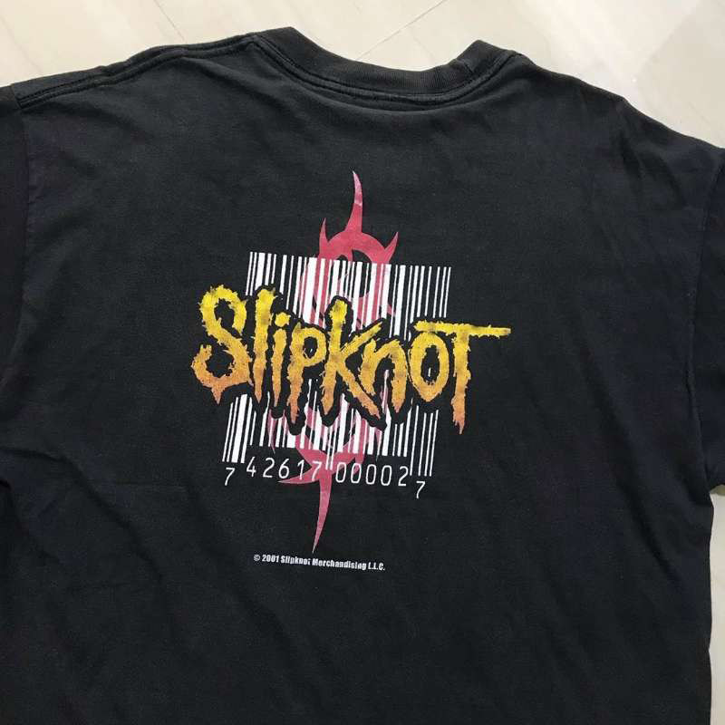 slipknot活结乐队金属摇滚朋克vintage高街复古宽松t恤