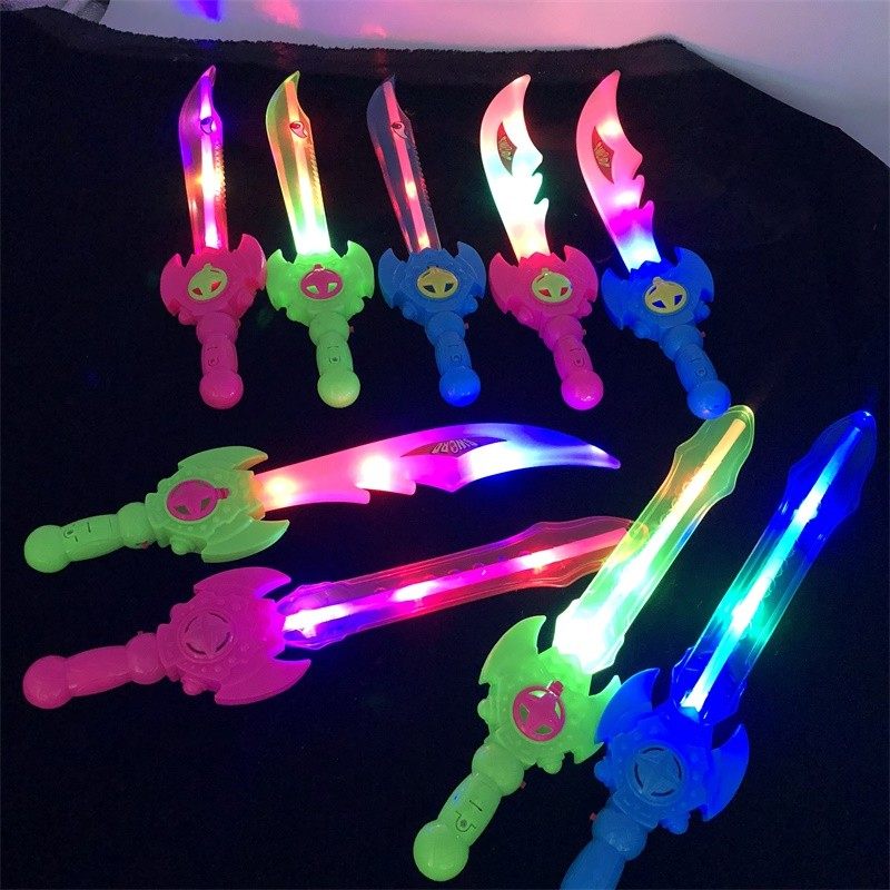 热卖新款发光光电子led闪光玩具小刀刀剑儿童玩具发光玩具