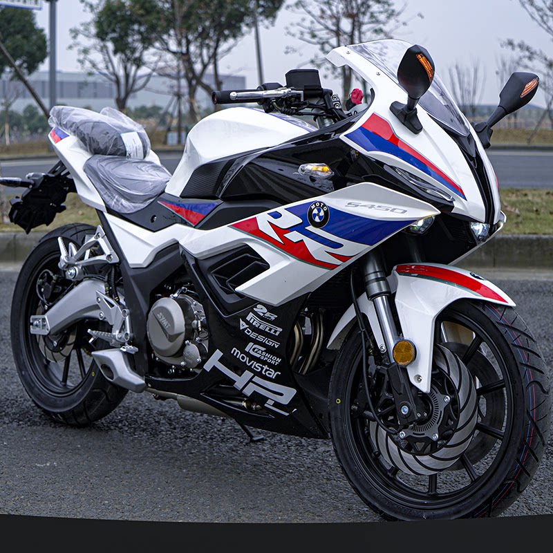 全新电喷魔影s450摩托车跑车忍者400c双缸重机摩托车整车