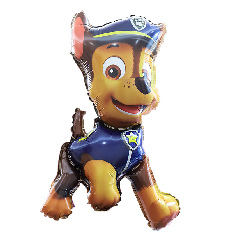 汪汪气球铝膜狗狗巡逻队卡通主题儿童男孩周岁气球