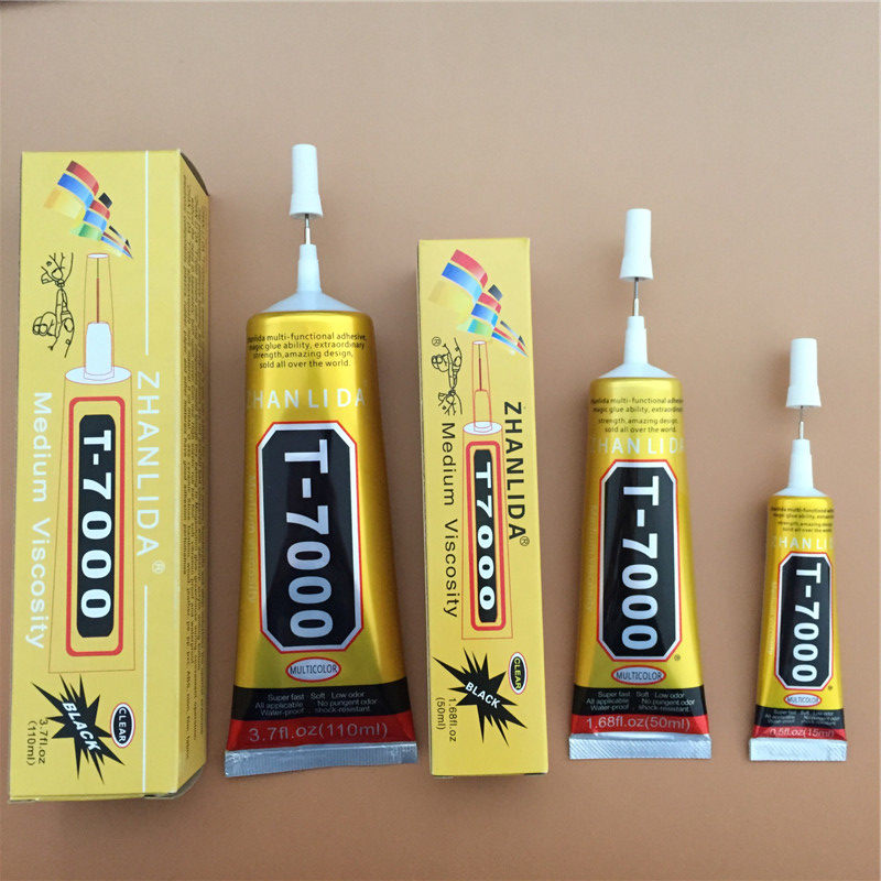 t-7000黑色胶水 手机维修用胶 t7000 粘中框 屏幕 机壳缝隙维修