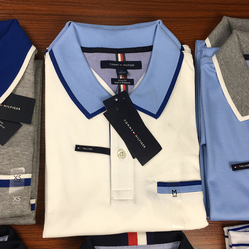 北美队长Tommy Hilfiger汤米男士夏季新款短袖POLO衫丝滑面料可选