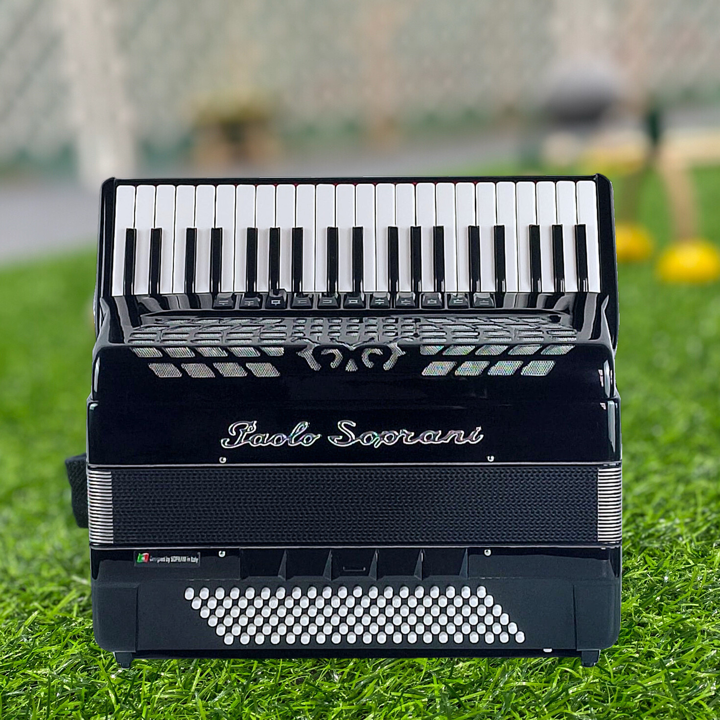 意大利回声乐器手风琴四排贝司索布拉进口soprani正品手风琴