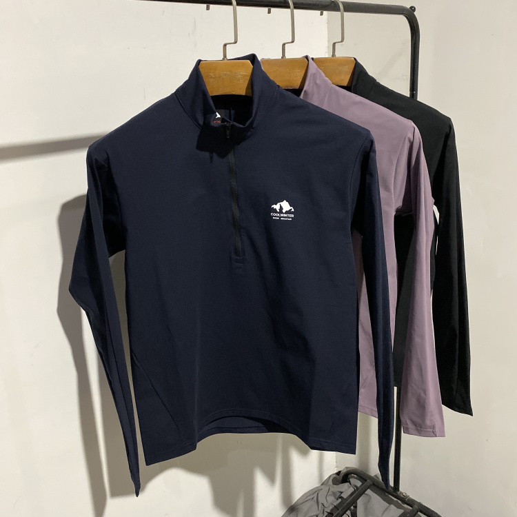 强货掩不住！日本客供阳离子面料弹力速干运动健身跑步机能长袖T