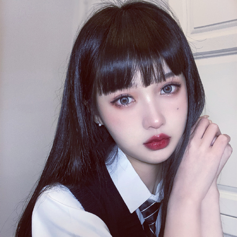 假发漫画刘海日式一刀齐留海隐形无痕lisa同款刘海片