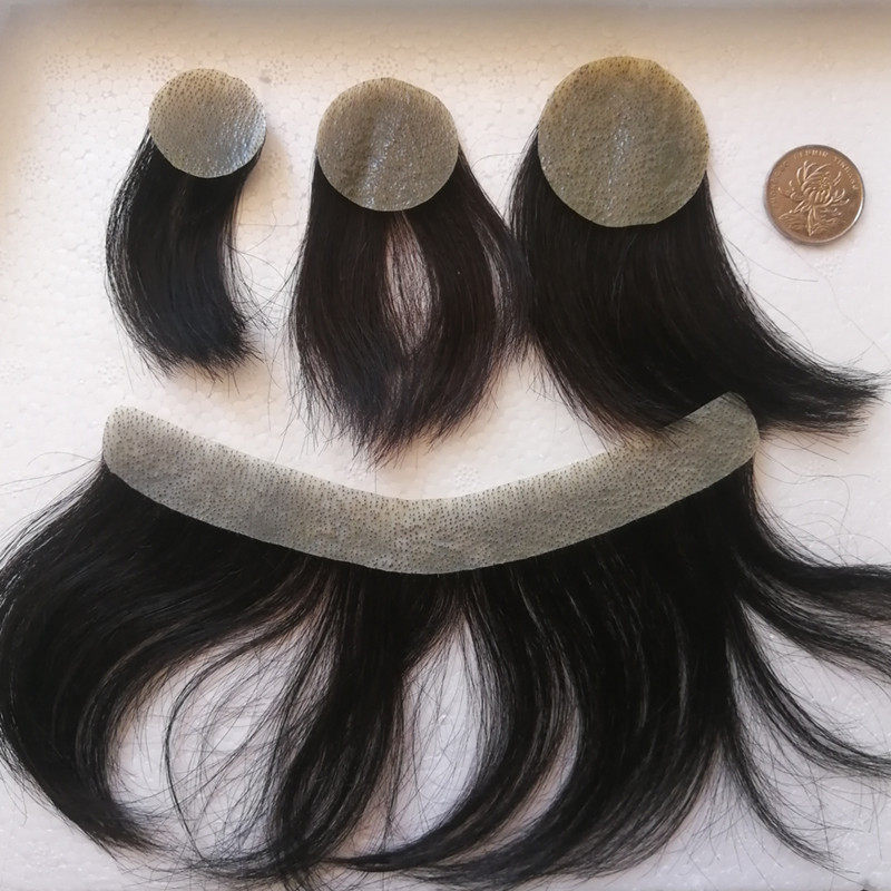 库存瑕疵隐形假发疤痕伤疤无痕真发补发贴片直发片