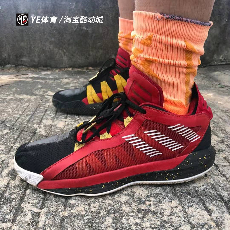 阿迪达斯adidasdame利拉德6代鸳鸯实战篮球球鞋eh1994篮球鞋