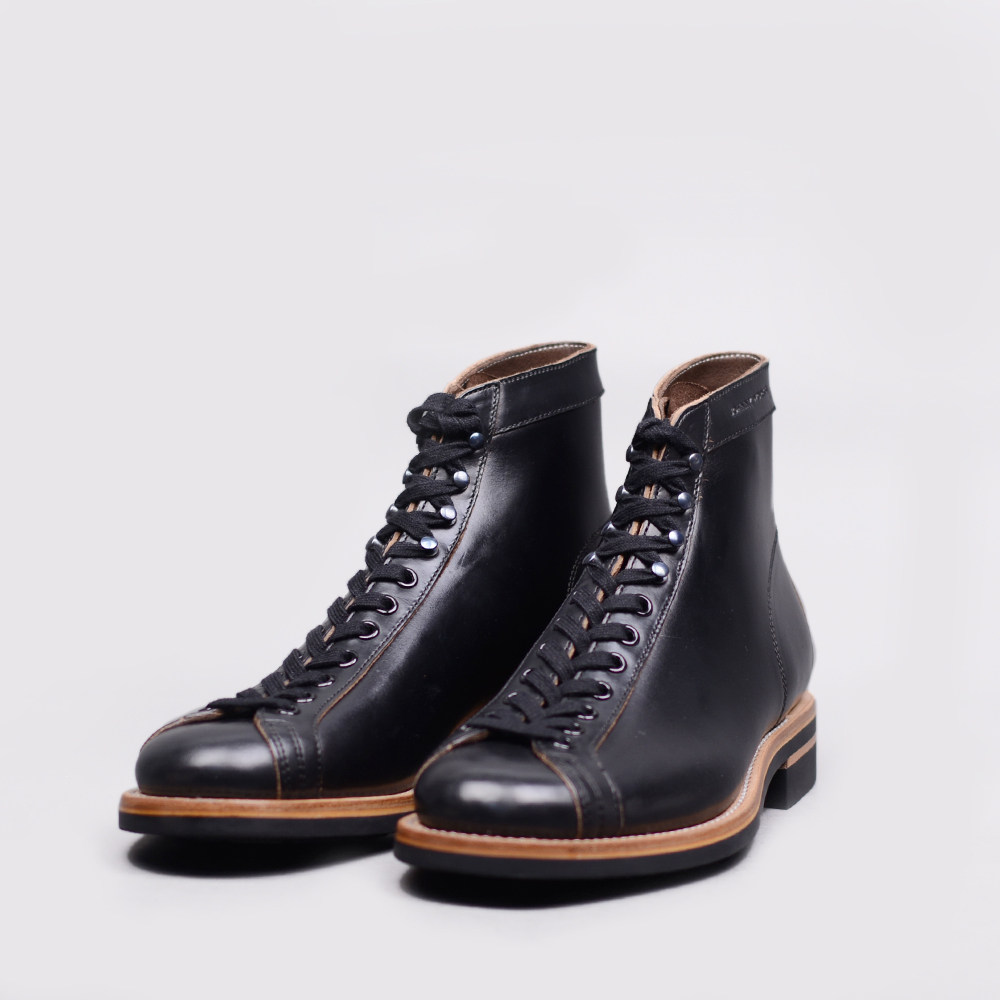 强尼制靴固特异复古男士全皮高帮工装霍尔cxl马丁靴