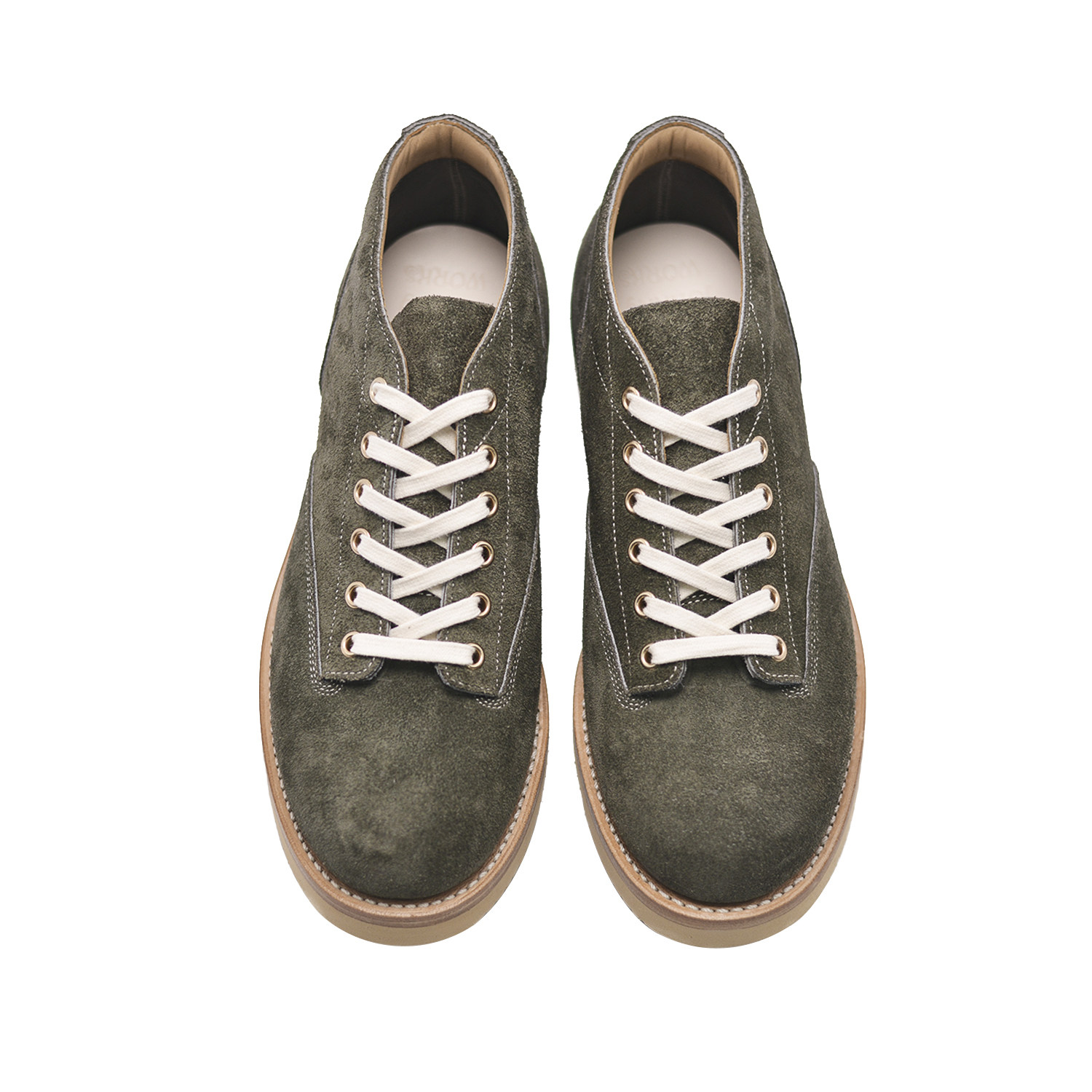 强尼制靴复古工装短脸固特异春夏低帮机车马丁单鞋