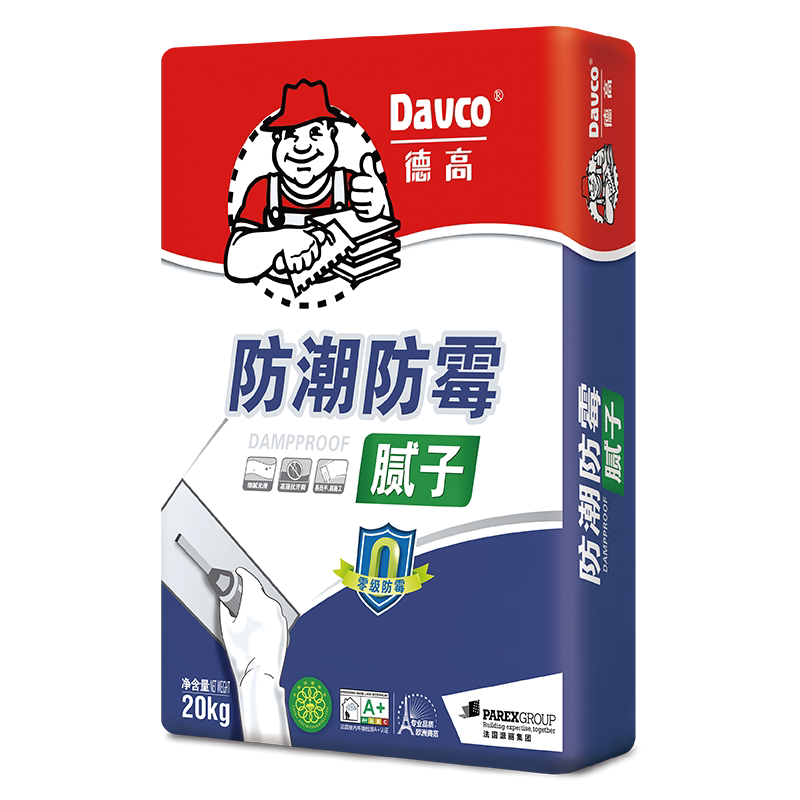 【满600元主城送货上楼】德高内墙防潮腻子粉 耐水白色家装腻子膏